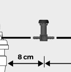 Use of distributor drippers