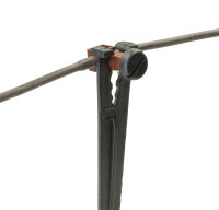 Y-hose holder for 8 mm + 3 mm