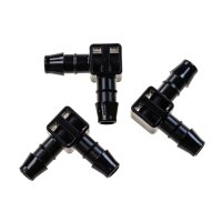 3 Elbow connectors, 8-8 mm